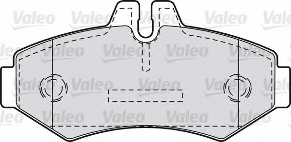 Valeo 598300 Тормозные колодки дисковые, комплект 598300: Купить в Польше - Отличная цена на 2407.PL!