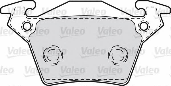 Valeo 598301 Brake Pad Set, disc brake 598301: Buy near me in Poland at 2407.PL - Good price!