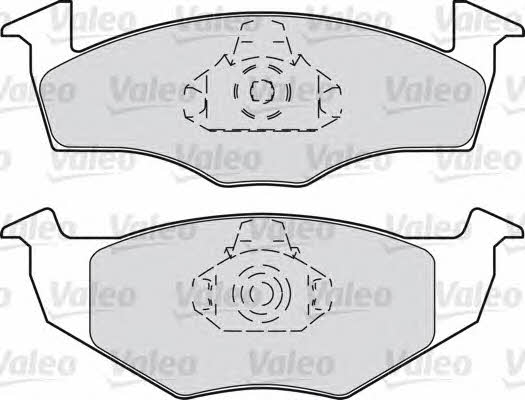 Valeo 598302 Brake Pad Set, disc brake 598302: Buy near me in Poland at 2407.PL - Good price!