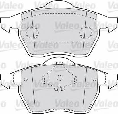 Valeo 598303 Brake Pad Set, disc brake 598303: Buy near me in Poland at 2407.PL - Good price!