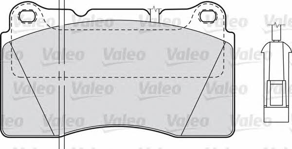 Valeo 598309 Scheibenbremsbeläge, Set 598309: Kaufen Sie zu einem guten Preis in Polen bei 2407.PL!