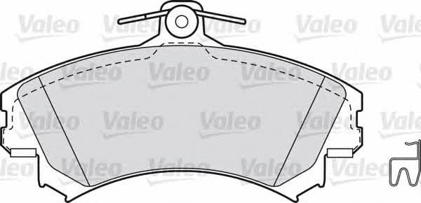 Valeo 598318 Тормозные колодки дисковые, комплект 598318: Купить в Польше - Отличная цена на 2407.PL!