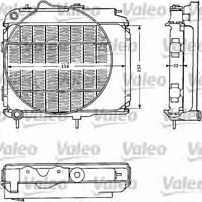 Valeo 810839 Радиатор охлаждения двигателя 810839: Отличная цена - Купить в Польше на 2407.PL!
