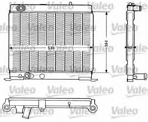 Valeo 810871 Радиатор охлаждения двигателя 810871: Отличная цена - Купить в Польше на 2407.PL!