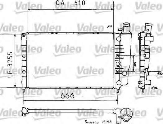 Valeo 810938 Radiator, engine cooling 810938: Buy near me in Poland at 2407.PL - Good price!