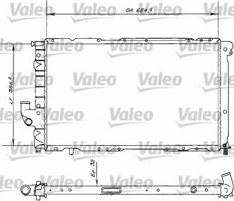 Valeo 810989 Radiator, engine cooling 810989: Buy near me in Poland at 2407.PL - Good price!