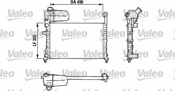 Valeo 811070 Радиатор охлаждения двигателя 811070: Отличная цена - Купить в Польше на 2407.PL!