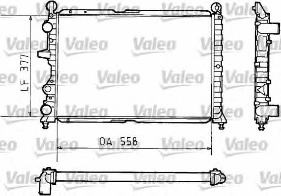 Valeo 811073 Radiator, engine cooling 811073: Buy near me in Poland at 2407.PL - Good price!