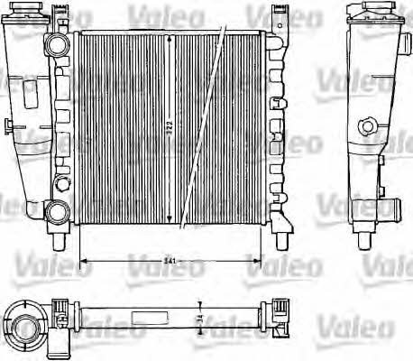 Valeo 811385 Радиатор охлаждения двигателя 811385: Отличная цена - Купить в Польше на 2407.PL!