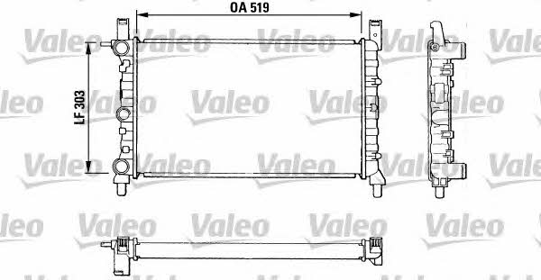 Valeo 811387 Radiator, engine cooling 811387: Buy near me at 2407.PL in Poland at an Affordable price!