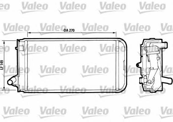 Valeo 811393 Heat exchanger, interior heating 811393: Buy near me in Poland at 2407.PL - Good price!