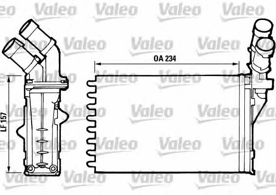 Valeo 812006 Радіатор опалювача салону 812006: Приваблива ціна - Купити у Польщі на 2407.PL!