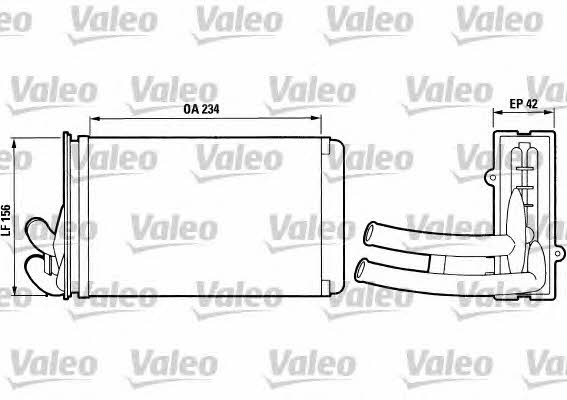 Valeo 812012 Радіатор опалювача салону 812012: Приваблива ціна - Купити у Польщі на 2407.PL!