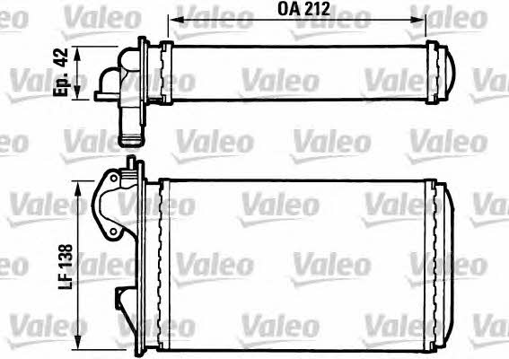 Valeo 812029 Heat exchanger, interior heating 812029: Buy near me in Poland at 2407.PL - Good price!