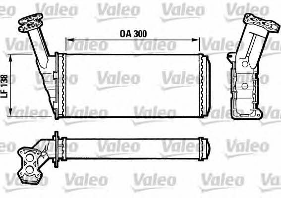 Valeo 812036 Heat exchanger, interior heating 812036: Buy near me in Poland at 2407.PL - Good price!