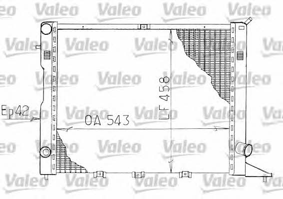 Valeo 730816 Радиатор охлаждения двигателя 730816: Отличная цена - Купить в Польше на 2407.PL!
