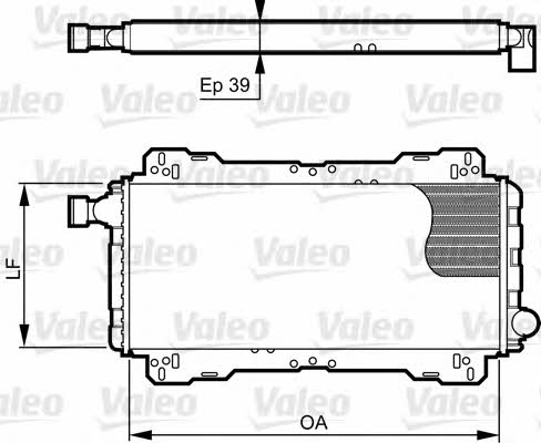 Valeo 730842 Радиатор охлаждения двигателя 730842: Отличная цена - Купить в Польше на 2407.PL!