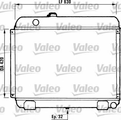 Valeo 730881 Радиатор охлаждения двигателя 730881: Отличная цена - Купить в Польше на 2407.PL!