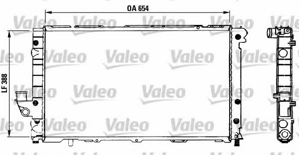 Valeo 730935 Radiator, engine cooling 730935: Buy near me in Poland at 2407.PL - Good price!