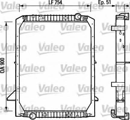 Valeo 730965 Радіатор охолодження двигуна 730965: Купити у Польщі - Добра ціна на 2407.PL!
