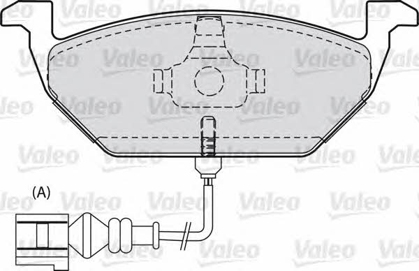Valeo 598408 Brake Pad Set, disc brake 598408: Buy near me at 2407.PL in Poland at an Affordable price!