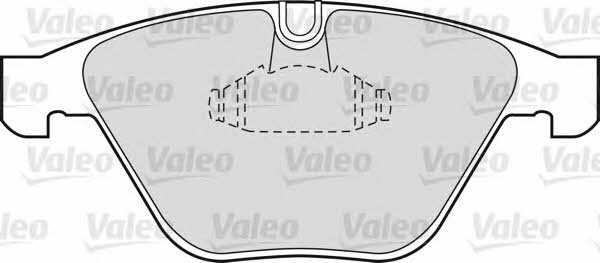 Valeo 598410 Тормозные колодки дисковые, комплект 598410: Отличная цена - Купить в Польше на 2407.PL!
