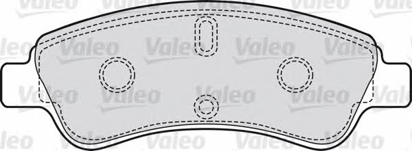 Valeo 598421 Brake Pad Set, disc brake 598421: Buy near me in Poland at 2407.PL - Good price!