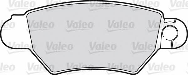 Valeo 598455 Тормозные колодки дисковые, комплект 598455: Отличная цена - Купить в Польше на 2407.PL!