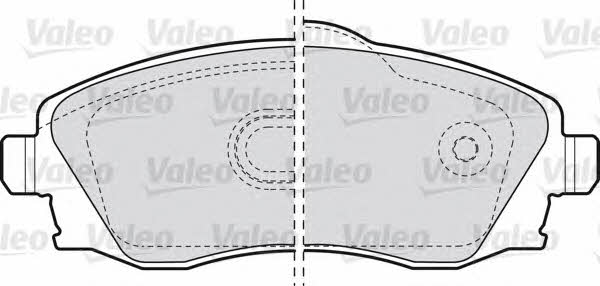 Valeo 598456 Brake Pad Set, disc brake 598456: Buy near me in Poland at 2407.PL - Good price!