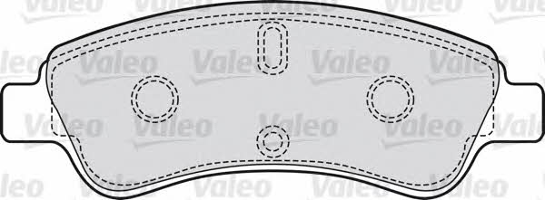 Valeo 598464 Brake Pad Set, disc brake 598464: Buy near me in Poland at 2407.PL - Good price!
