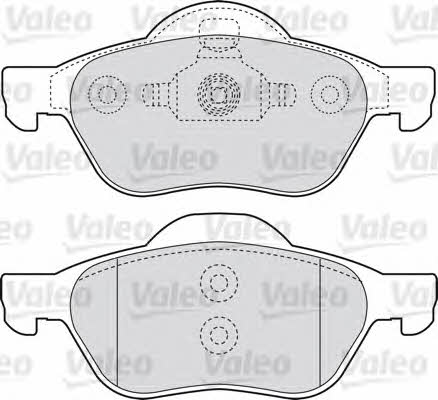 Valeo 598471 Brake Pad Set, disc brake 598471: Buy near me in Poland at 2407.PL - Good price!