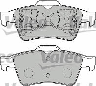 Valeo 598472 Brake Pad Set, disc brake 598472: Buy near me in Poland at 2407.PL - Good price!