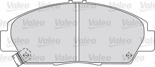 Valeo 598494 Тормозные колодки дисковые, комплект 598494: Отличная цена - Купить в Польше на 2407.PL!