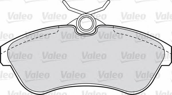 Valeo 598501 Brake Pad Set, disc brake 598501: Buy near me in Poland at 2407.PL - Good price!
