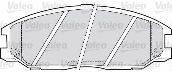Valeo 598505 Brake Pad Set, disc brake 598505: Buy near me in Poland at 2407.PL - Good price!