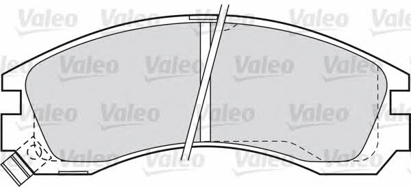 Valeo 598517 Brake Pad Set, disc brake 598517: Buy near me at 2407.PL in Poland at an Affordable price!