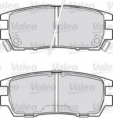 Valeo 598519 Brake Pad Set, disc brake 598519: Buy near me in Poland at 2407.PL - Good price!