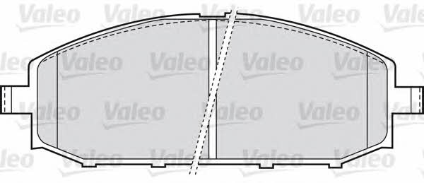 Valeo 598524 Brake Pad Set, disc brake 598524: Buy near me in Poland at 2407.PL - Good price!