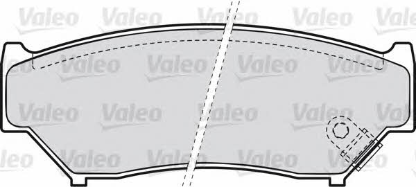 Valeo 598533 Тормозные колодки дисковые, комплект 598533: Отличная цена - Купить в Польше на 2407.PL!