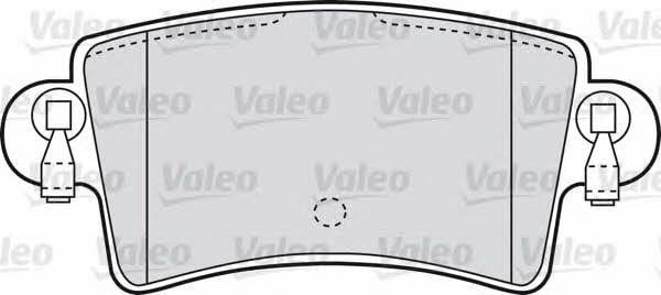 Valeo 598538 Brake Pad Set, disc brake 598538: Buy near me in Poland at 2407.PL - Good price!