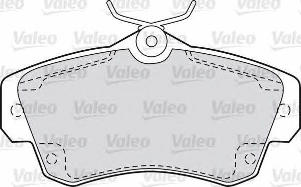 Valeo 598543 Brake Pad Set, disc brake 598543: Buy near me in Poland at 2407.PL - Good price!