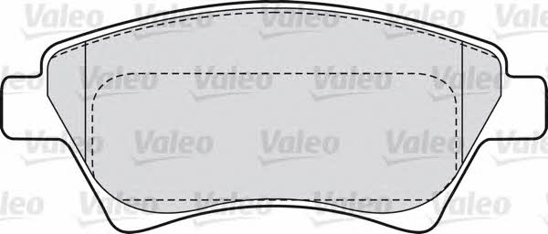 Valeo 598558 Brake Pad Set, disc brake 598558: Buy near me in Poland at 2407.PL - Good price!