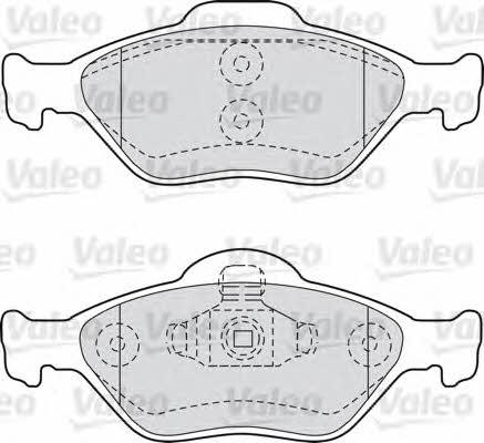 Valeo 598564 Тормозные колодки дисковые, комплект 598564: Отличная цена - Купить в Польше на 2407.PL!