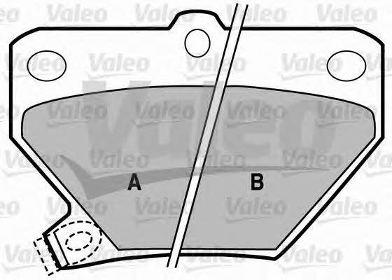 Valeo 598577 Brake Pad Set, disc brake 598577: Buy near me in Poland at 2407.PL - Good price!