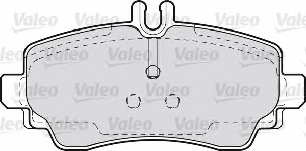 Valeo 598582 Brake Pad Set, disc brake 598582: Buy near me in Poland at 2407.PL - Good price!
