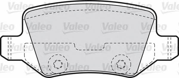 Valeo 598583 Тормозные колодки дисковые, комплект 598583: Купить в Польше - Отличная цена на 2407.PL!
