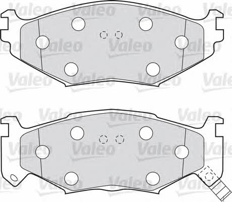 Valeo 598600 Brake Pad Set, disc brake 598600: Buy near me in Poland at 2407.PL - Good price!