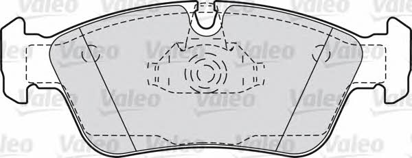 Valeo 598604 Brake Pad Set, disc brake 598604: Buy near me in Poland at 2407.PL - Good price!