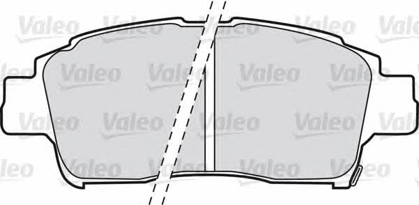 Valeo 598606 Brake Pad Set, disc brake 598606: Buy near me in Poland at 2407.PL - Good price!