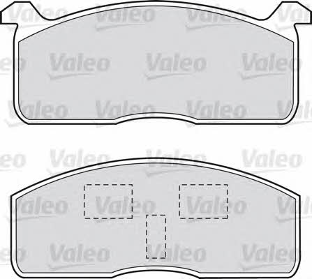 Valeo 598614 Brake Pad Set, disc brake 598614: Buy near me in Poland at 2407.PL - Good price!